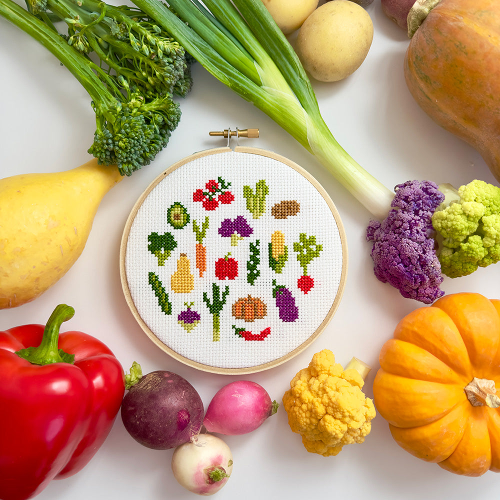 Veggies - Cross Stitch Kit
