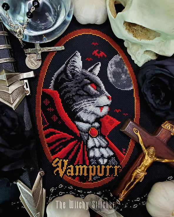 Vampurr - Cross Stitch Pattern