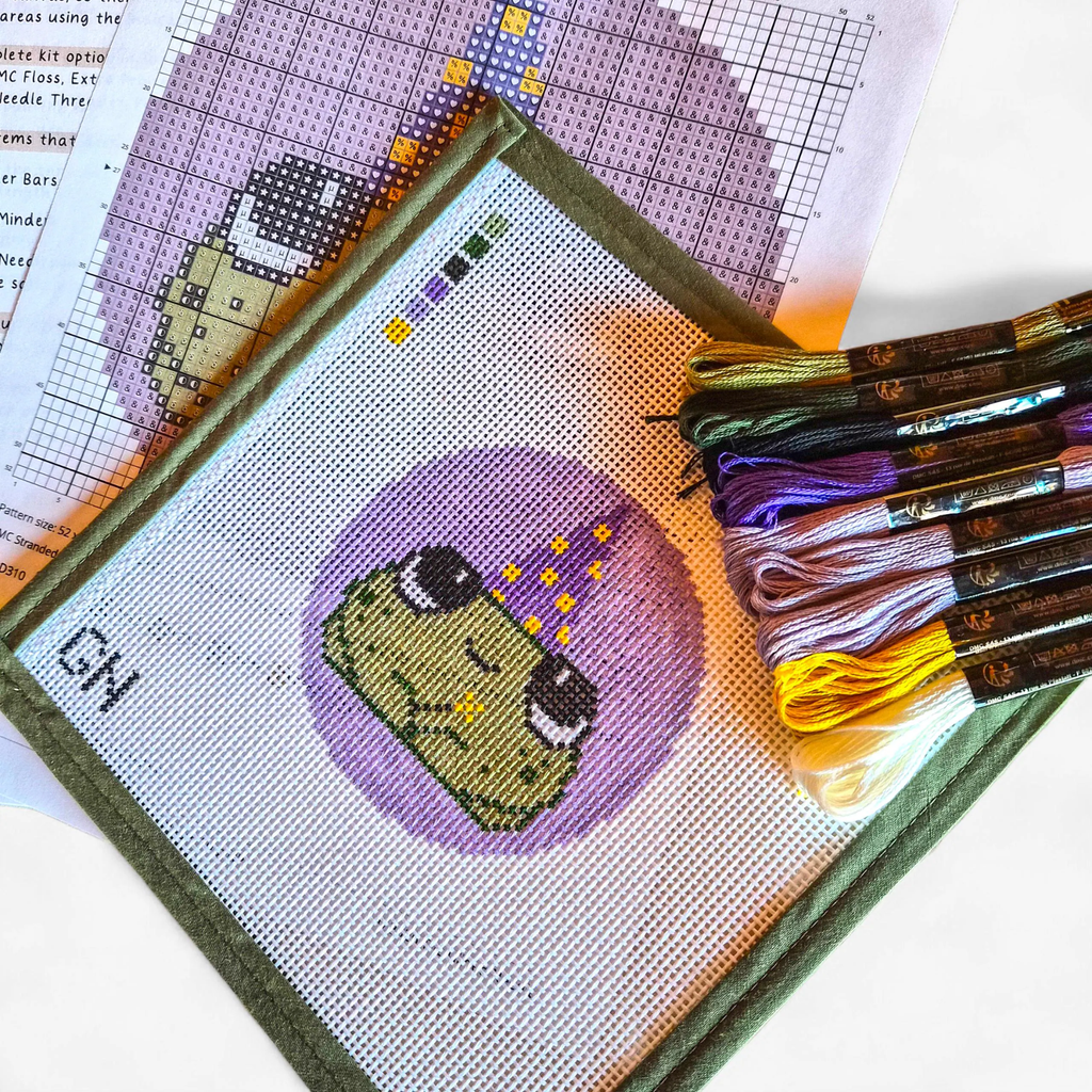 Wizard Frog Needlepoint Kit