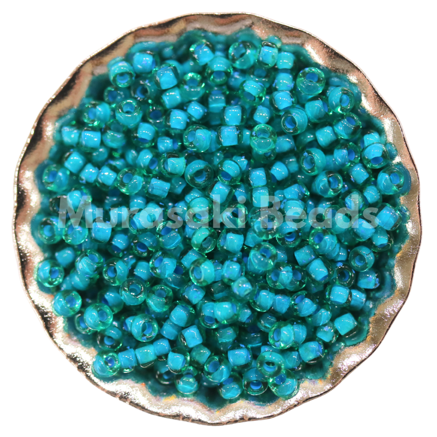 Size 11 - Murasaki Green Blue CL Beads