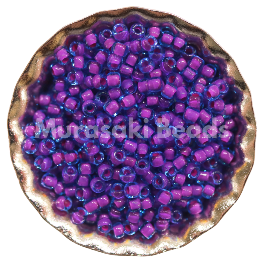 Size 11 - Murasaki Aqua Plum CL Beads