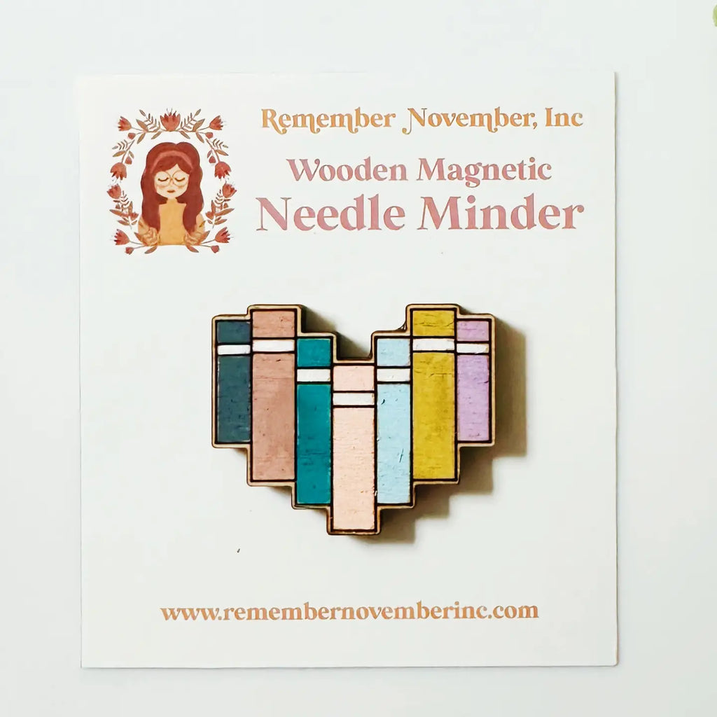 Book Heart Needle Minder