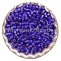 Size 11 - Murasaki Blue Purple Silver Lined Beads