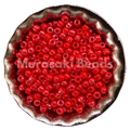Size 11 - Murasaki Red Luster Beads