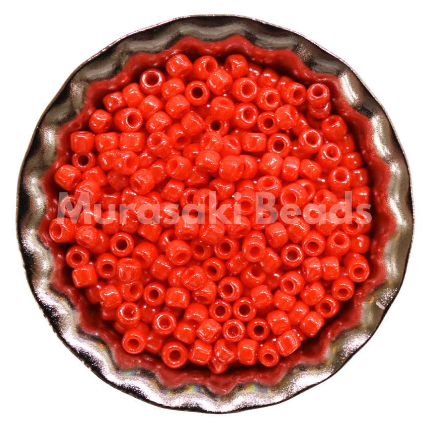 Size 11 - Murasaki Orange Luster Beads