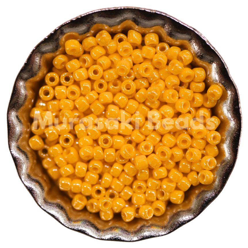 Size 11 - Murasaki Yellow Luster Beads