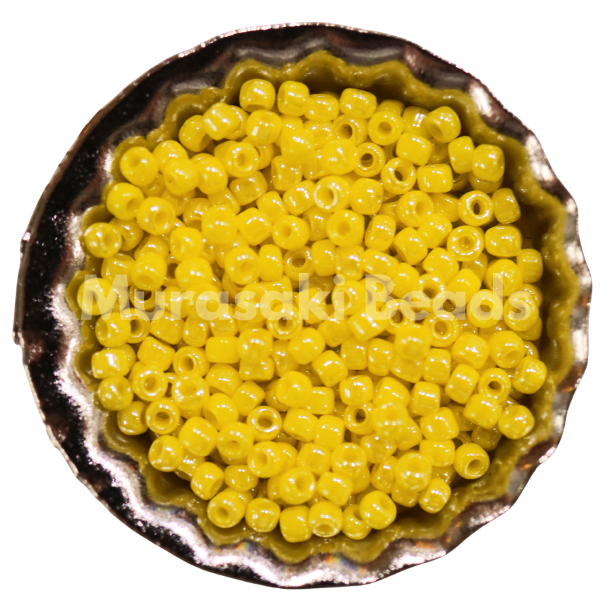 Size 11 - Murasaki Lt. Yellow Luster Beads