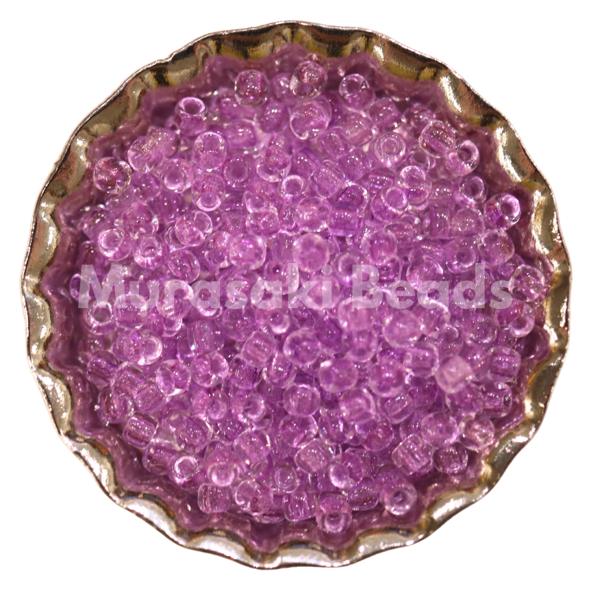 Size 11 - Murasaki Glow Pink-Green Beads