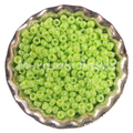 Size 11 - Murasaki Lime Green Luster Beads