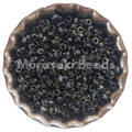 Size 11 - Murasaki Black Picasso OP Beads