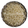 Size 11 - Murasaki Lt. Eggshell Luster AB Beads