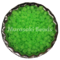 Size 11 - Murasaki Crystal Neon Apple Matte CL Beads