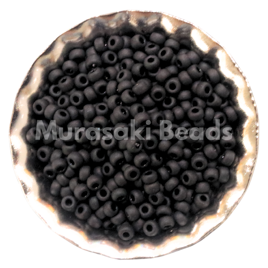 Size 11 - Murasaki Matte Black OP Beads