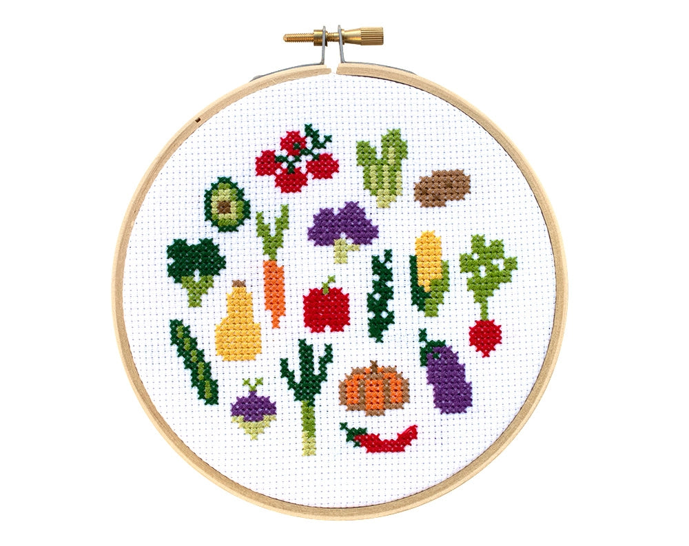 Veggies - Cross Stitch Kit