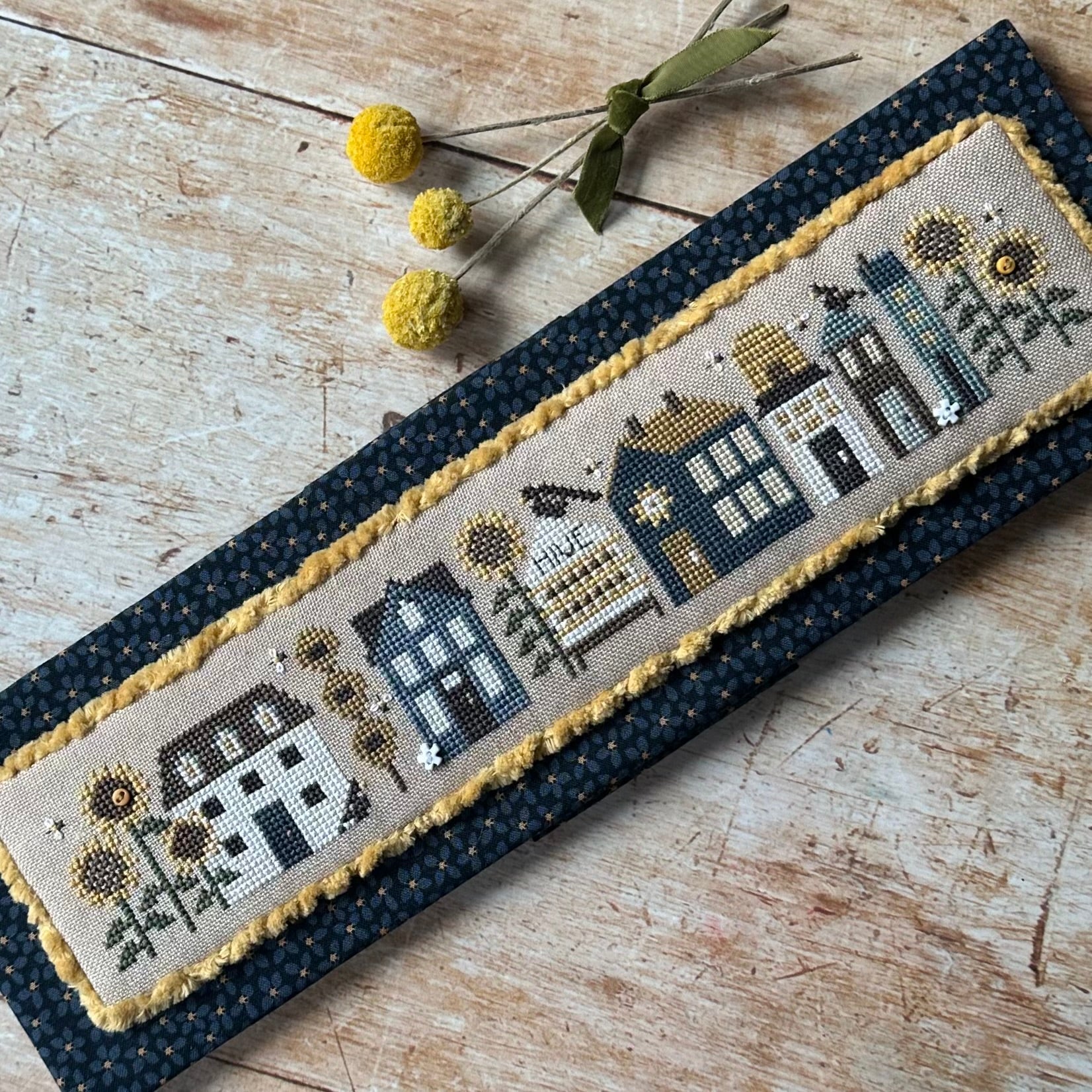 A Honey of a Tiny Town - Cross Stitch Pattern