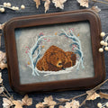 Bear in the Den - Cross Stitch Pattern