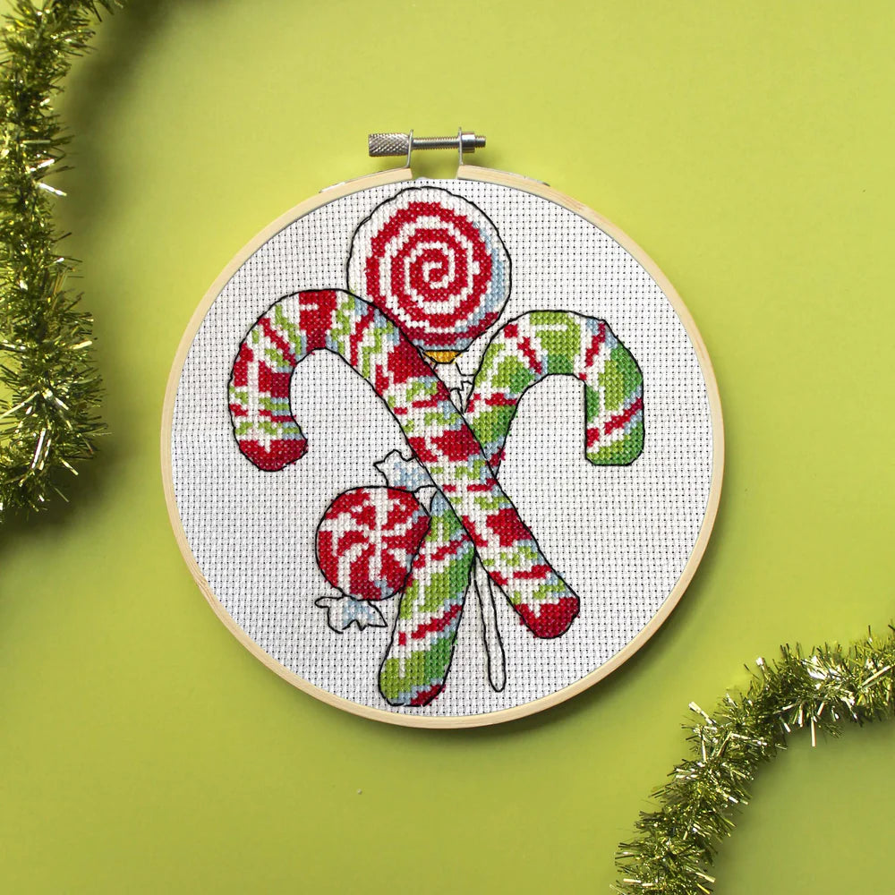 Candy Canes - Cross Stitch Pattern