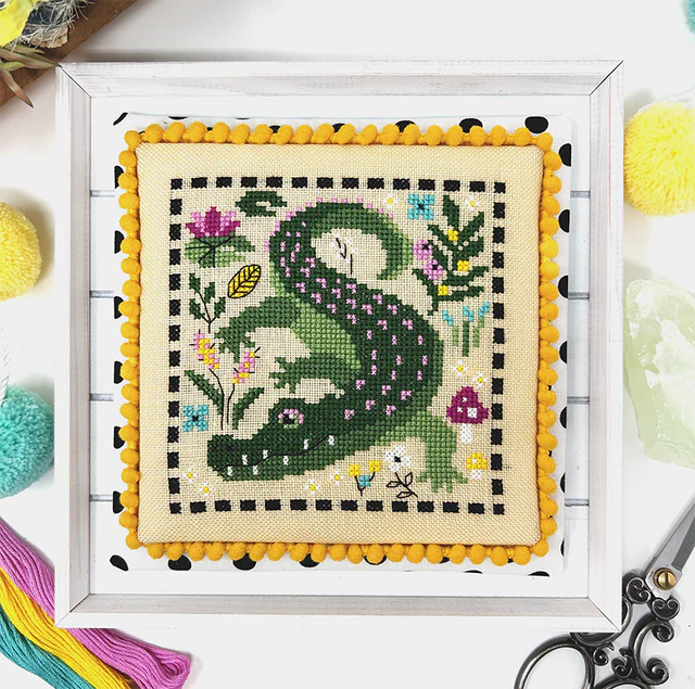 Cute Crocodile - Cross Stitch Pattern