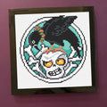 Crow & Bones - Cross Stitch Pattern