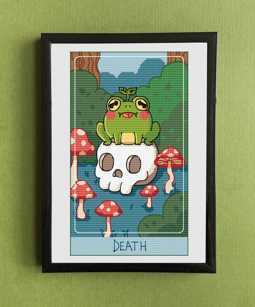 Death Card - Cross Stitch Pattern