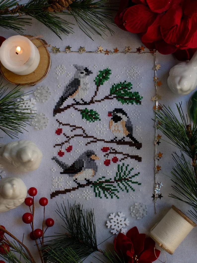 First Snow Nature Walk - Cross Stitch Pattern
