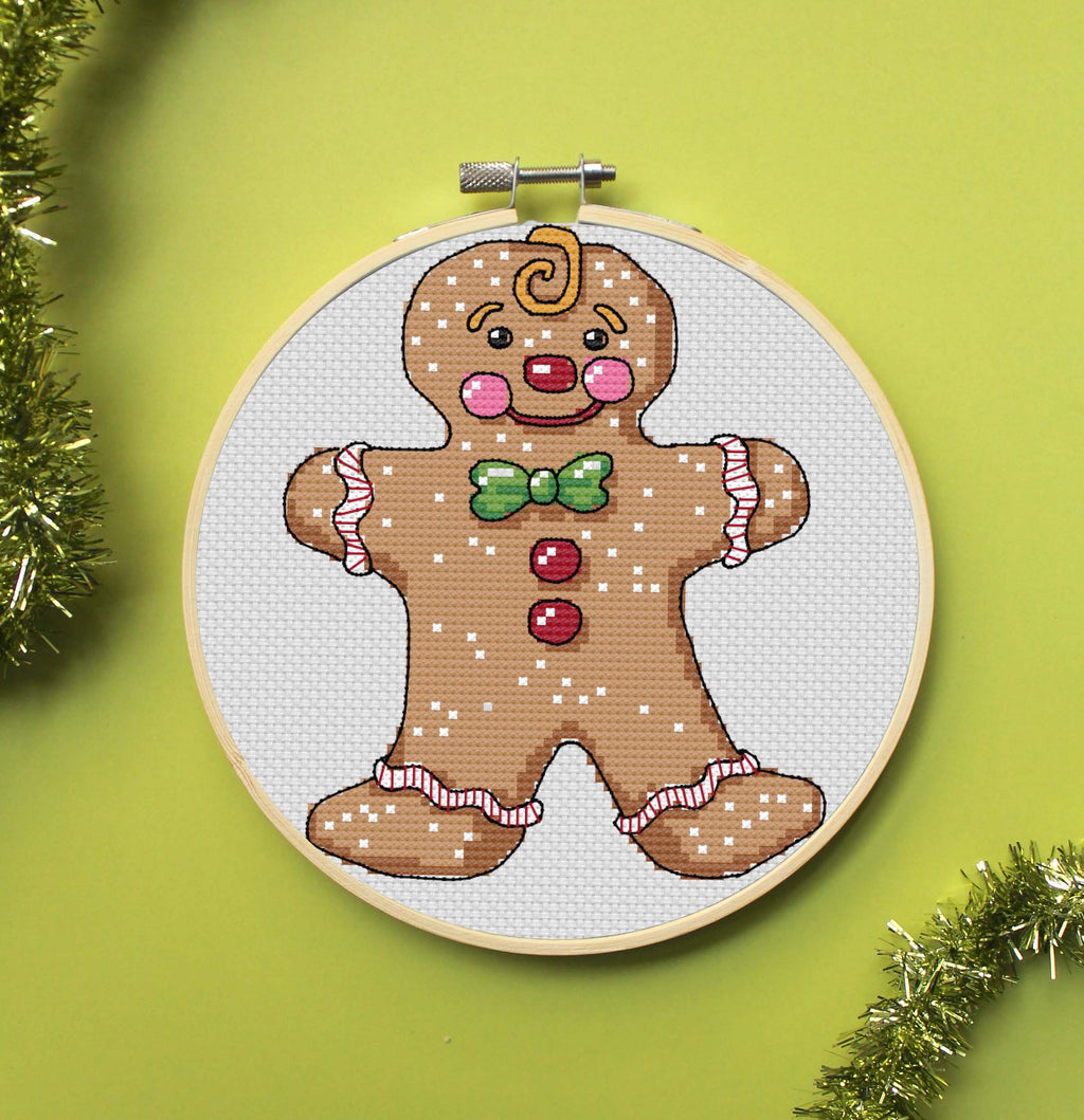 Gingerbread Man - Cross Stitch Pattern