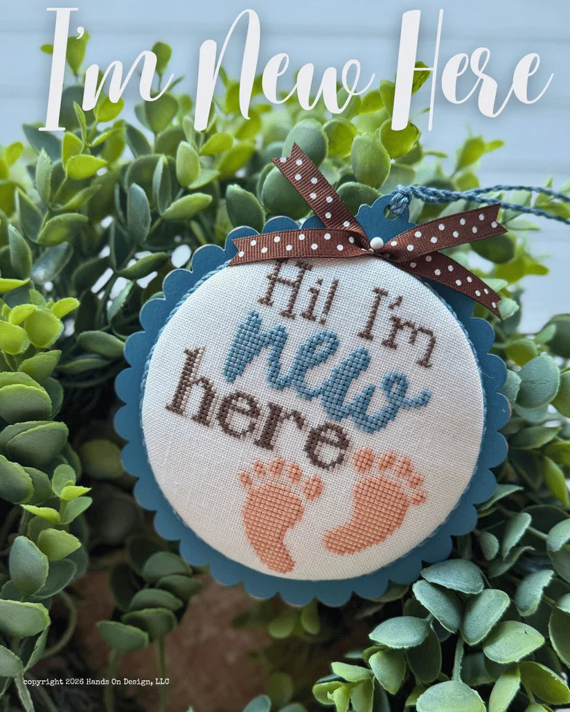 I'm New Here - Cross Stitch Pattern