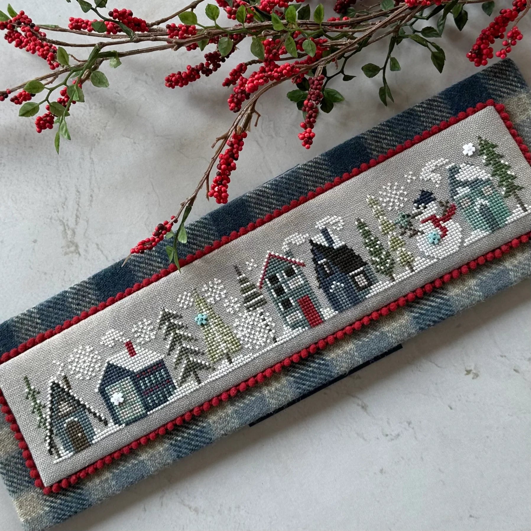 Frosty Tiny Town - Cross Stitch Pattern