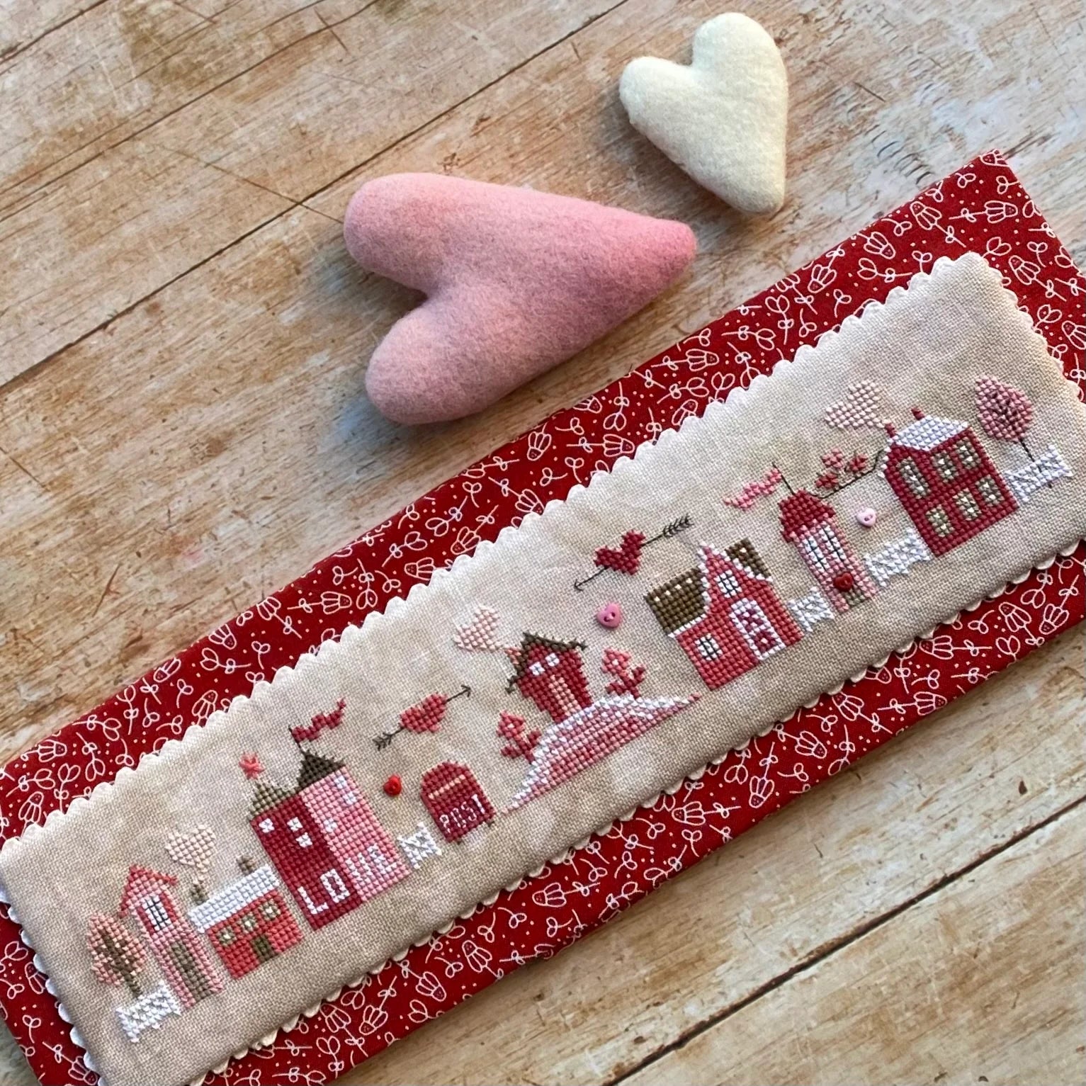 Big-Hearted Tiny Town - Cross Stitch Pattern