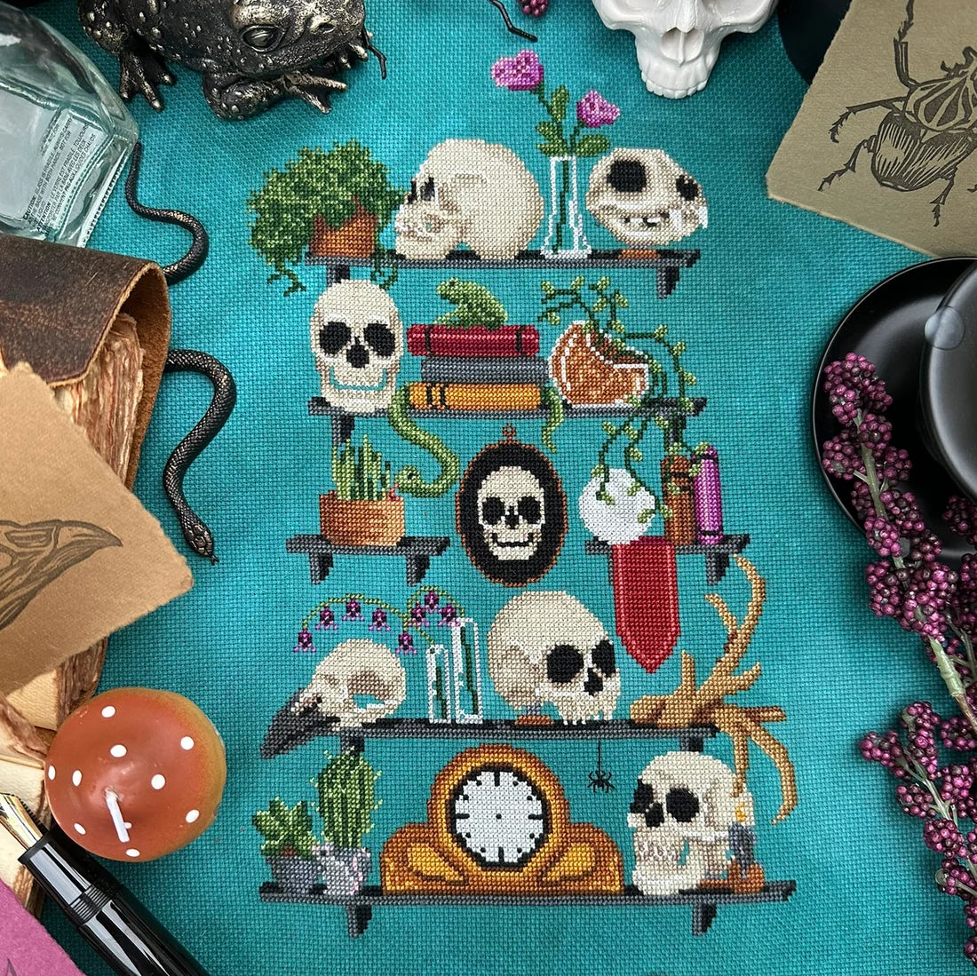 A Study of Skulls - Cross Stitch Pattern