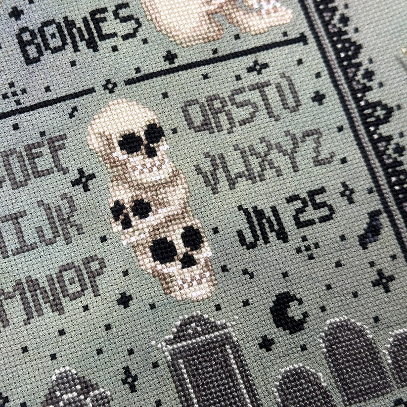 Hallowed Be Sampler - Cross Stitch Pattern