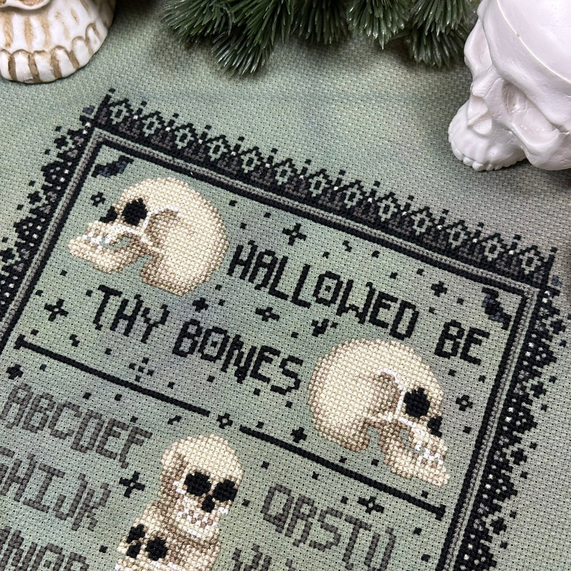 Hallowed Be Sampler - Cross Stitch Pattern