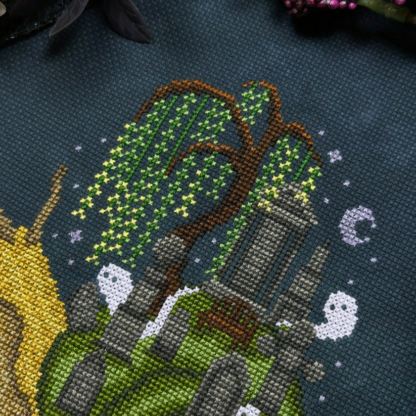 Grave Snail - Cross Stitch Pattern