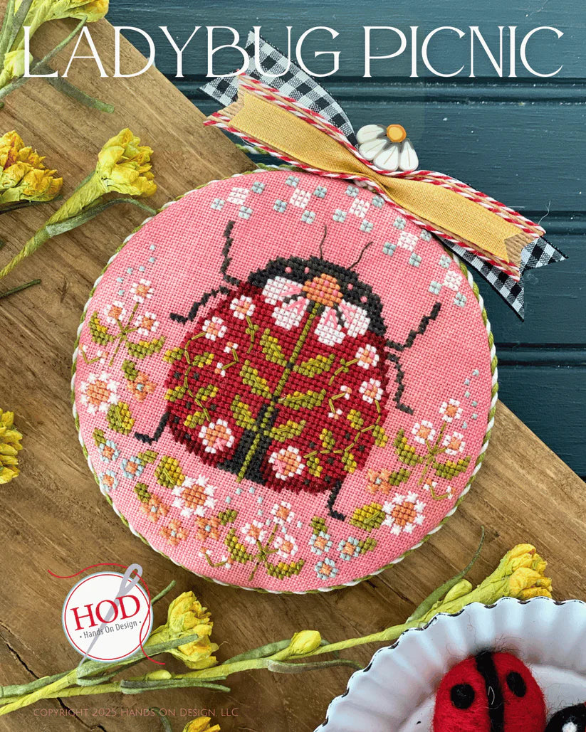 Ladybug Picnic - Cross Stitch Pattern
