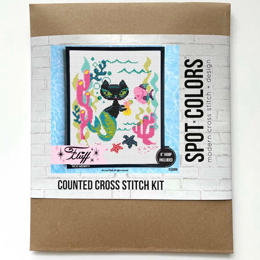 Mod Merkitty - Cross Stitch Kit
