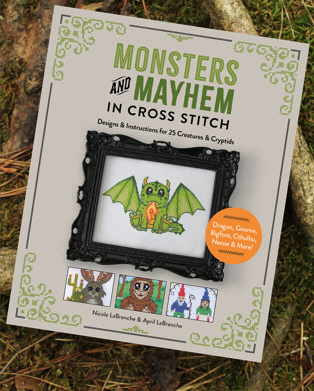 Monsters & Mayhem Cross Stitch Book