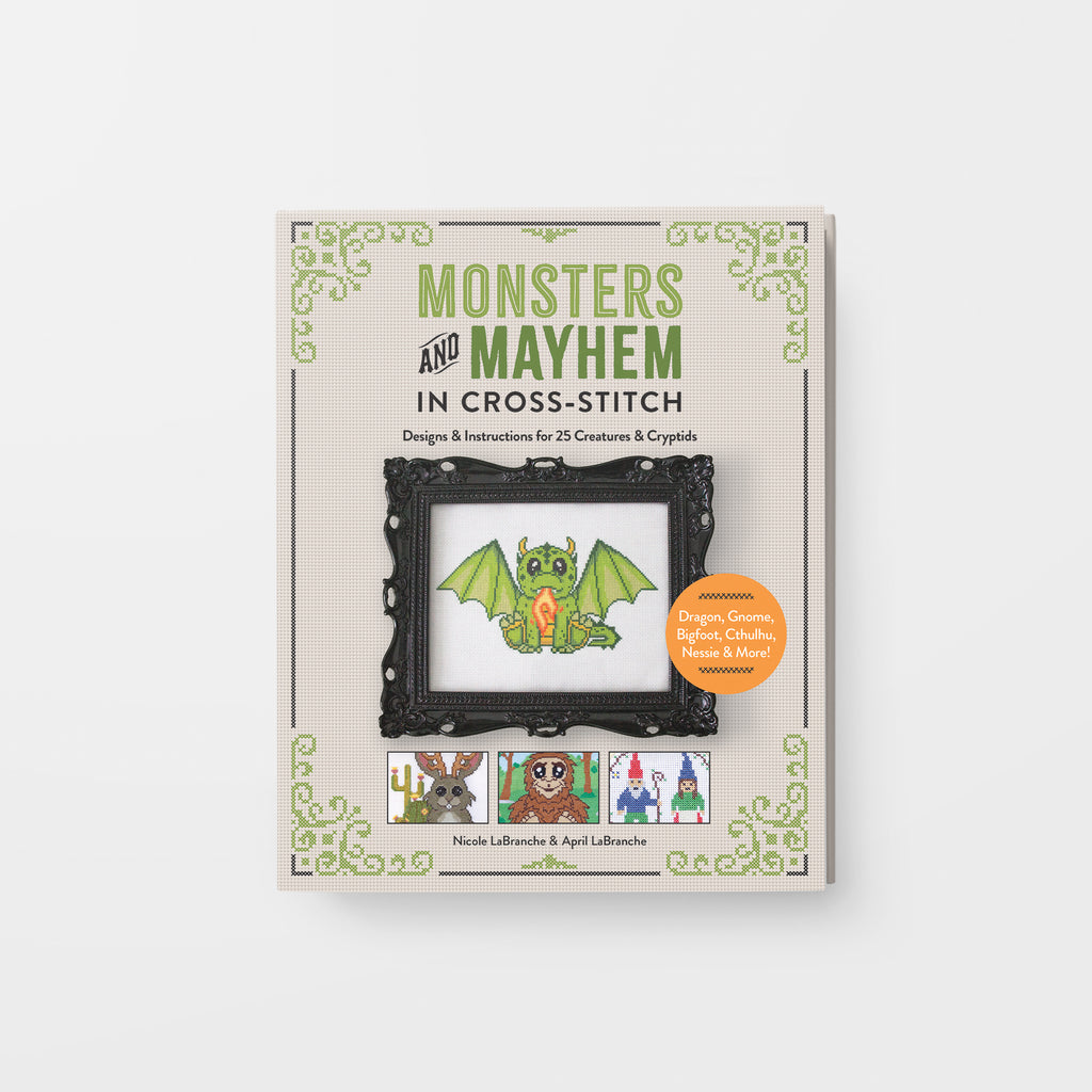 Monsters & Mayhem Cross Stitch Book