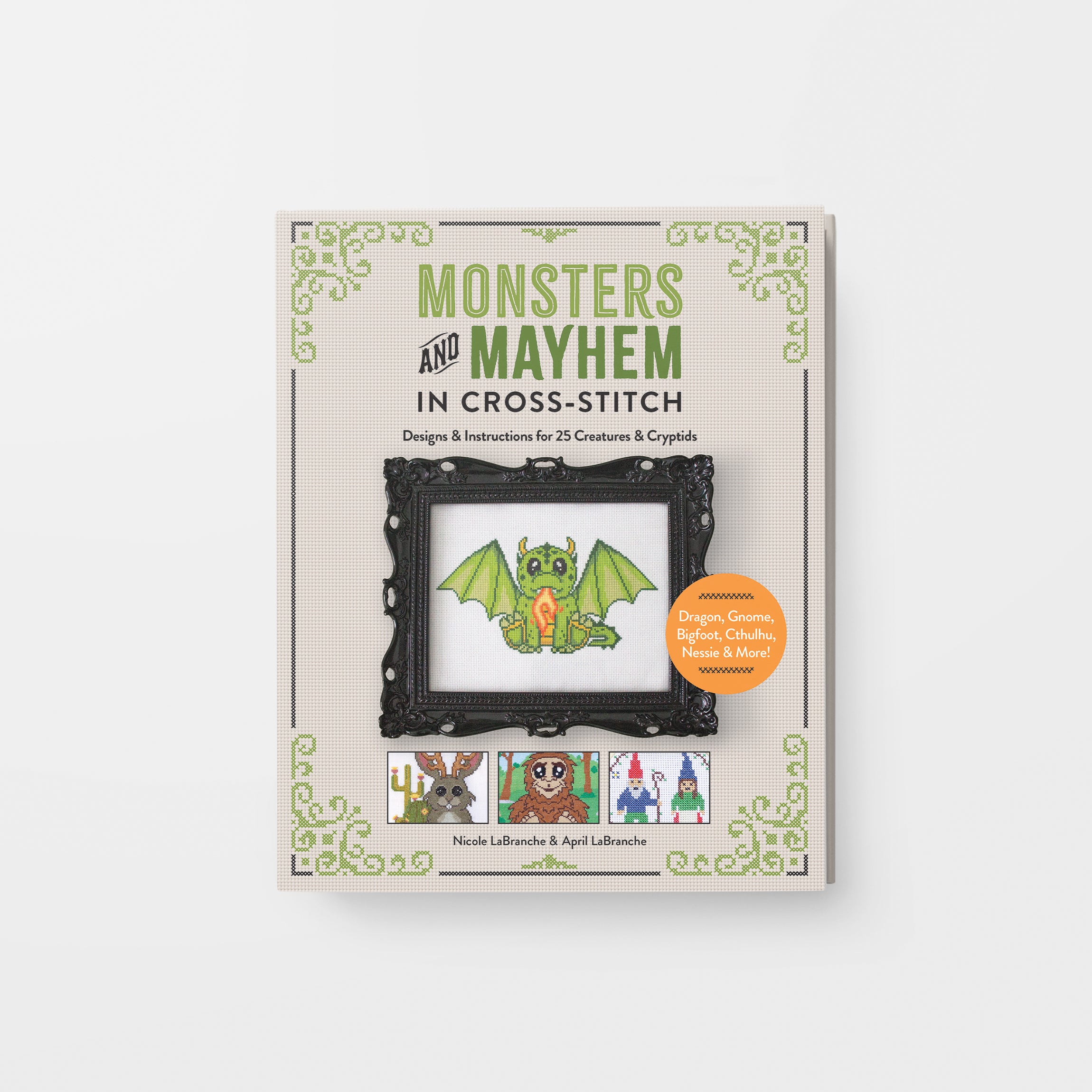 Monsters & Mayhem Cross Stitch Book