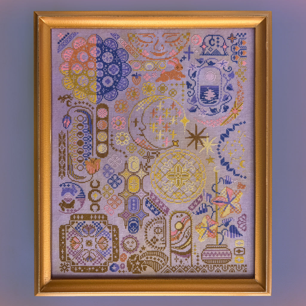 Moon Sampler - Cross Stitch Pattern