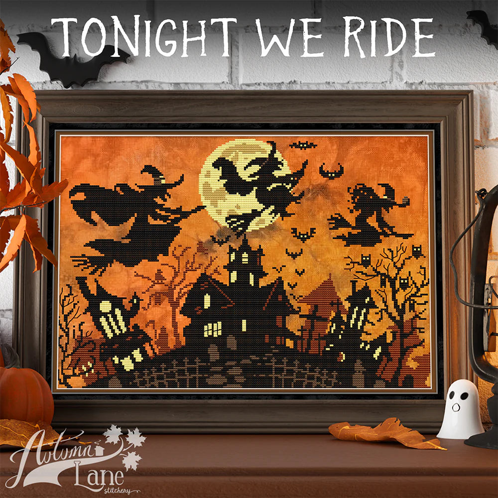 Tonight We Ride - Cross Stitch Pattern