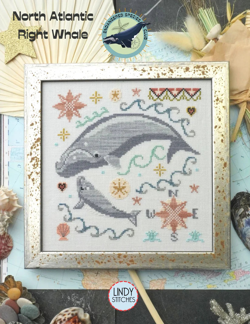 North Atlantic Right Whale - Cross Stitch Pattern