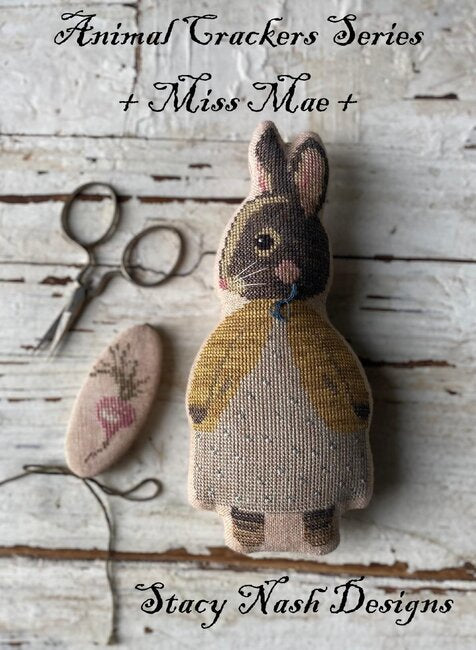 Maggie Mae Animal Cracker - Cross Stitch Pattern