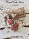 Olive Animal Cracker - Cross Stitch Pattern