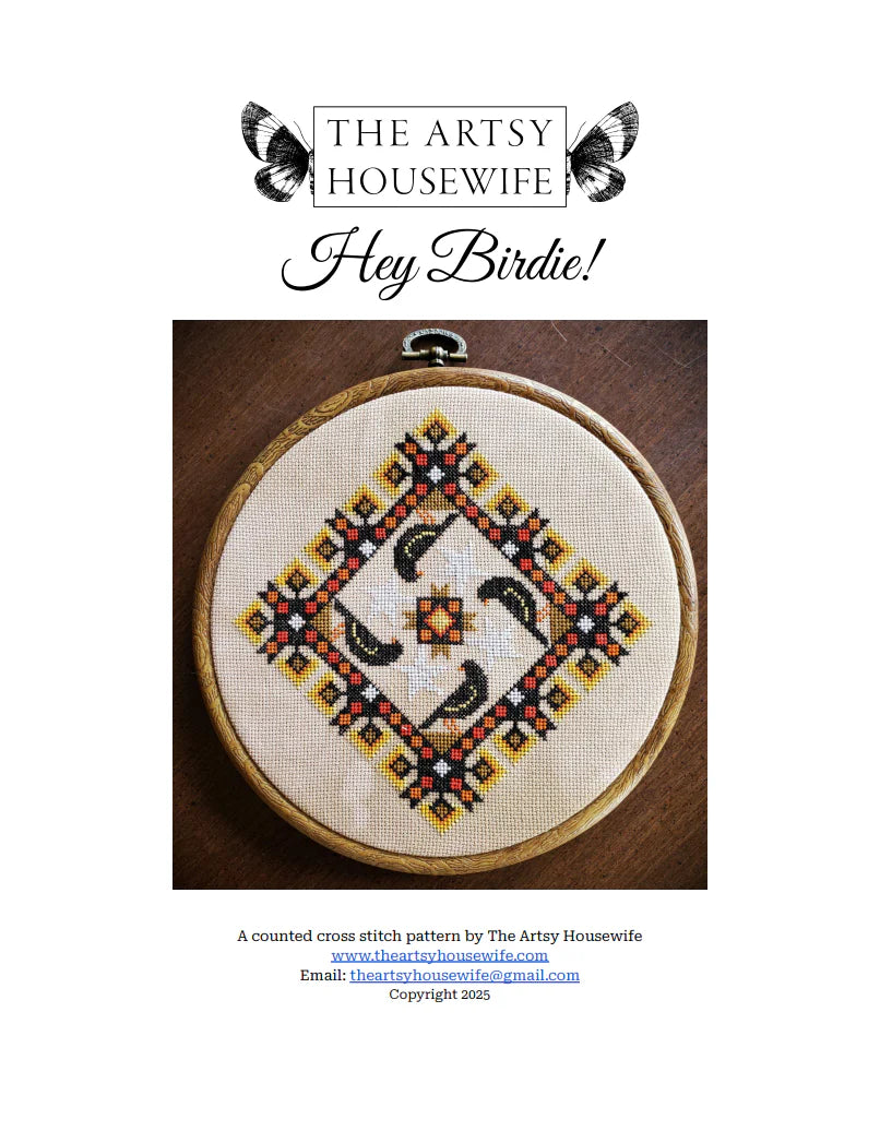 Hey, Birdie! - Cross Stitch Pattern