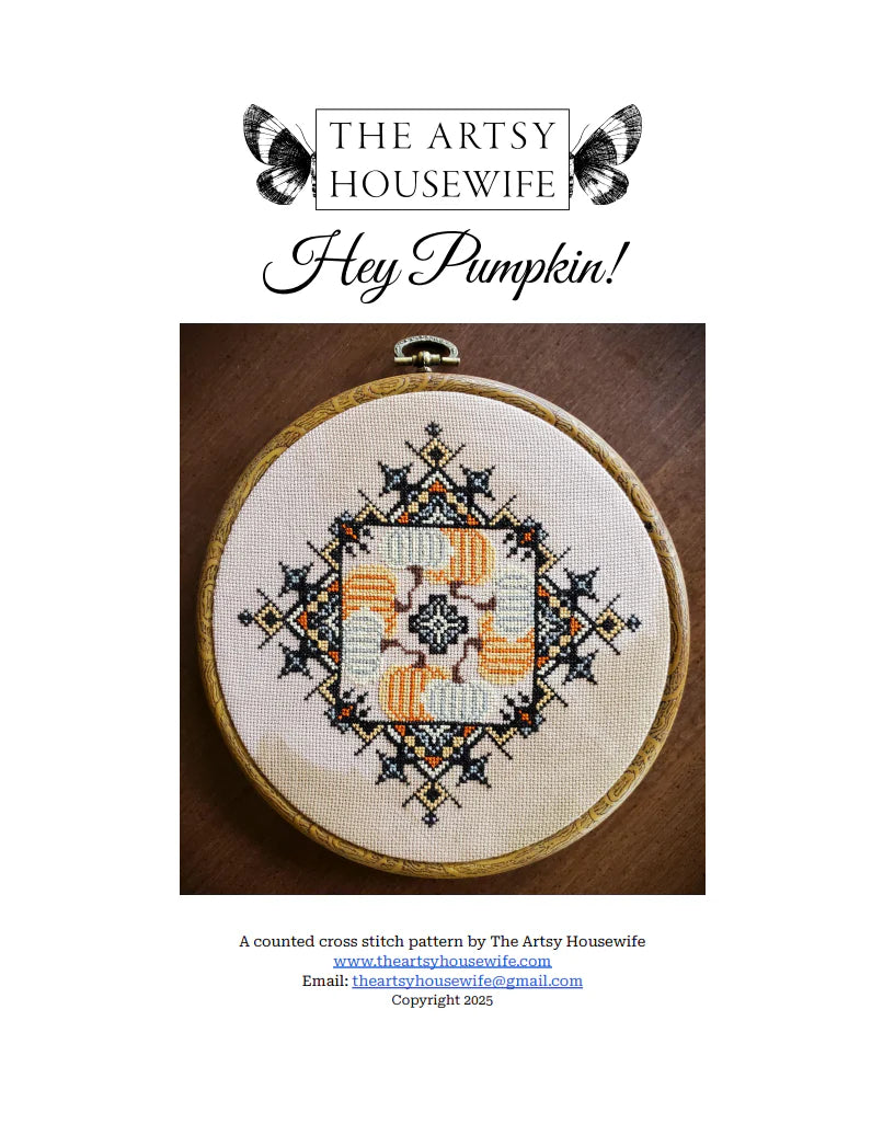 Hey, Pumpkin! - Cross Stitch Pattern