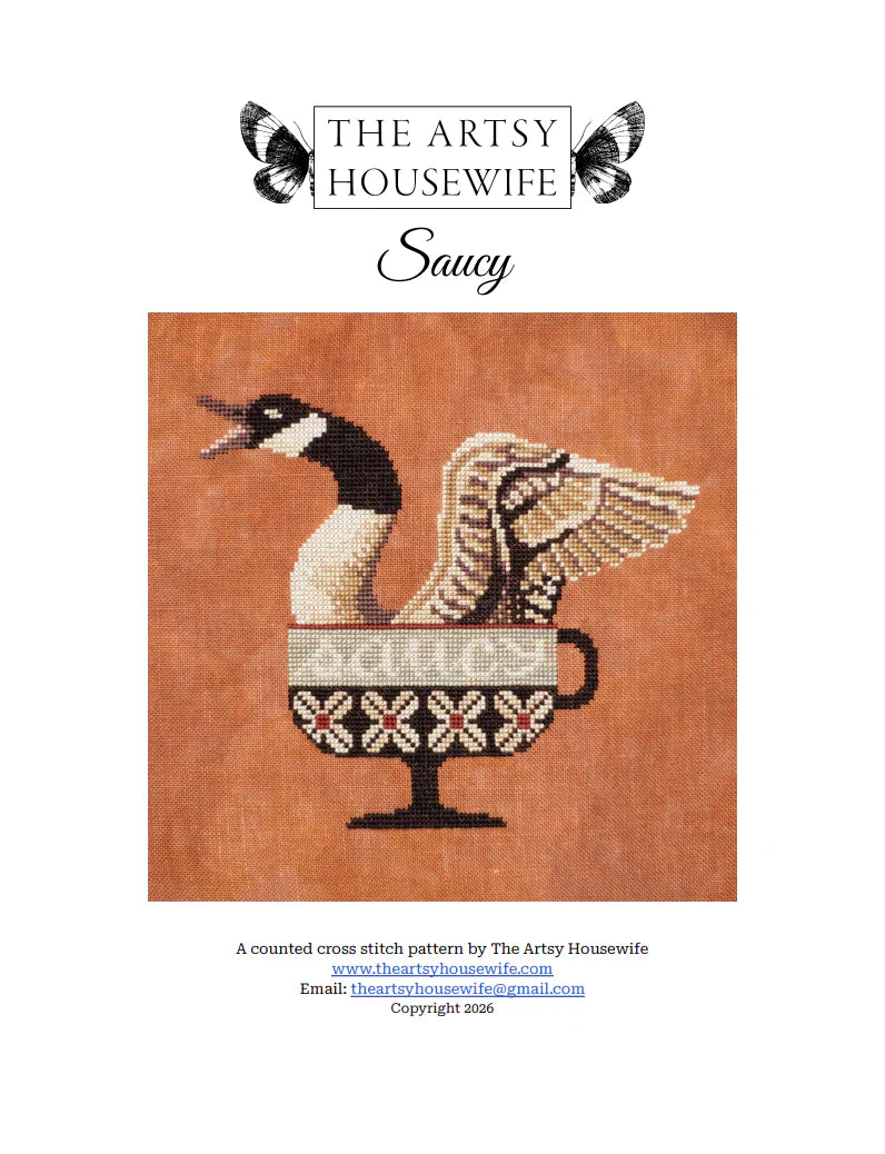 Saucy - Cross Stitch Pattern