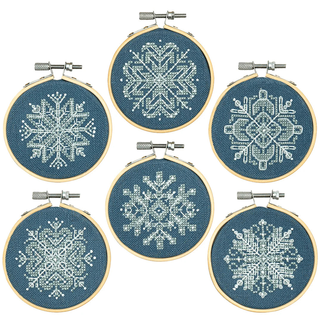 Mini Snowflake Ornaments - Cross Stitch Pattern
