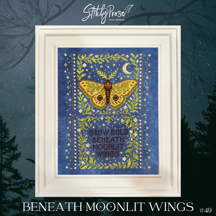 Beneath Moonlit Wings - Cross Stitch Pattern