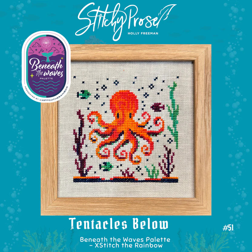 Tentacles Below - Cross Stitch Pattern