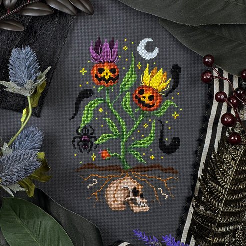 Spooky Blooms - Cross Stitch Pattern